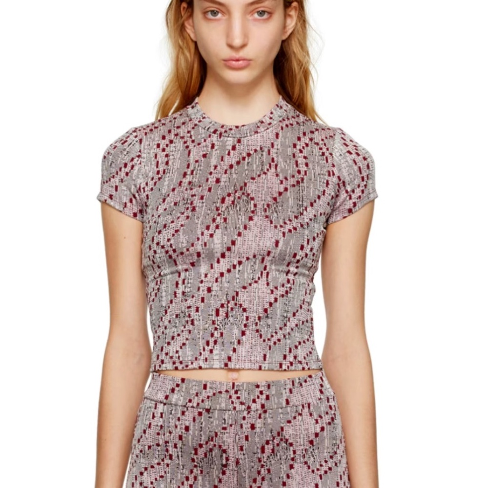 ECKHAUS LATTA SHRUNK TEE  (L) *fits like S*